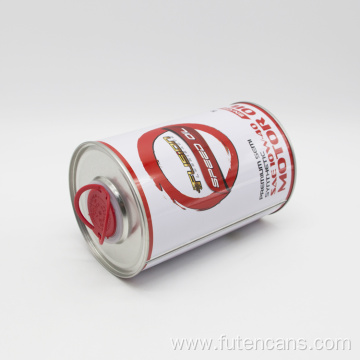 1L Round Motor Oil Tin Can